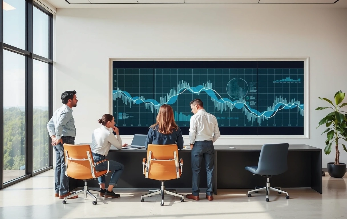 Equipe de analytics da Amazon Market Pulse em São Paulo